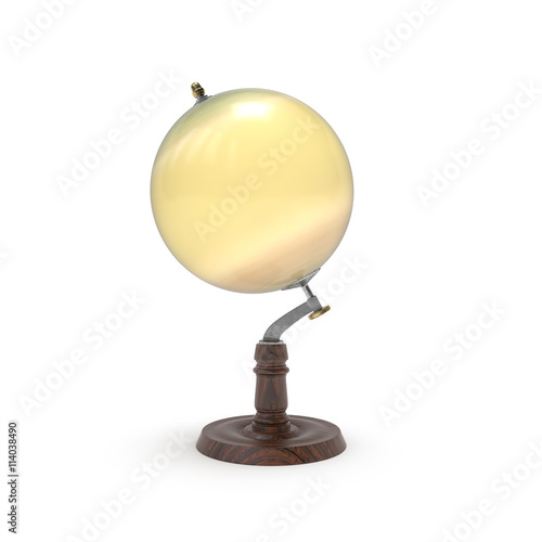 Fototapeta Naklejka Na Ścianę i Meble -  Globe map of saturn 3d rendering