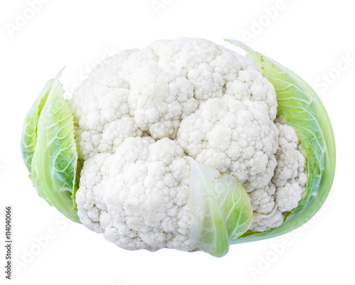 Cauliflower isolated on white background