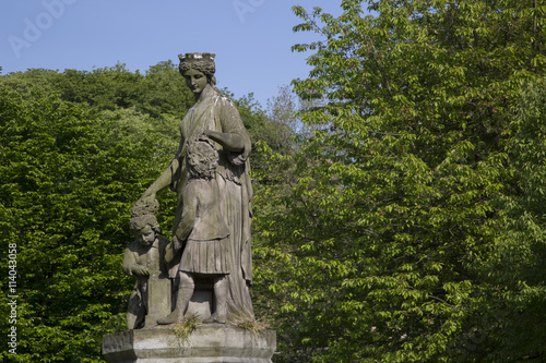 Statue in Princes Street Gardens, Edinburgh