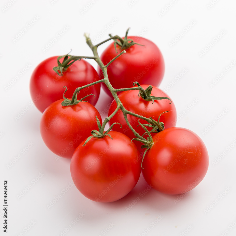 Ripe red Tomatoes on the branch