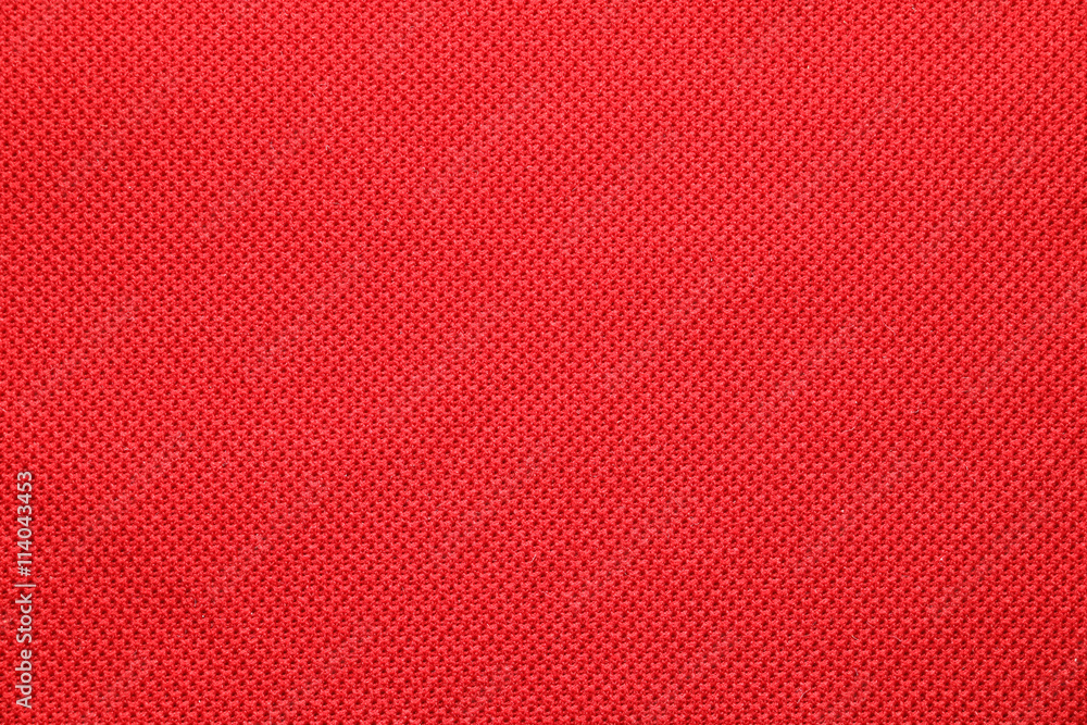 red sport cloth texture background
