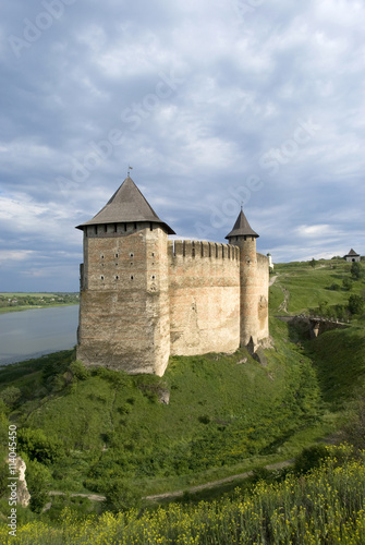 The medieval fortress of Khotyn, Western Ukraine