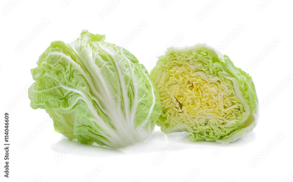 Chinese cabbage isolate on white background Chinese cabbage isolate on white background