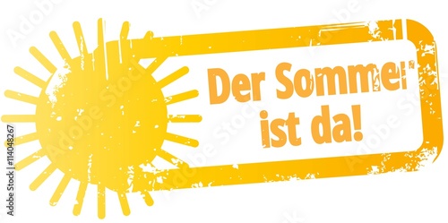 Der Sommer ist da