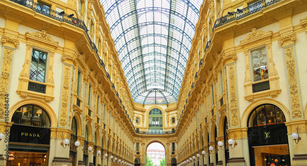 Gallery Vittorio Emanuele II,Milan,Italy