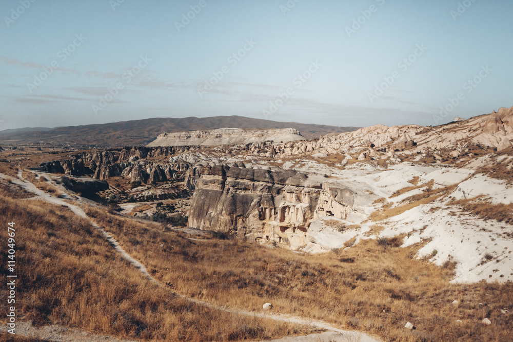 Valley, Rocks and Stones of Cappadocia, Turkey