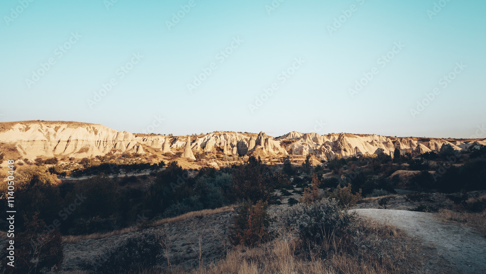 Valley, Rocks and Stones of Cappadocia, Turkey