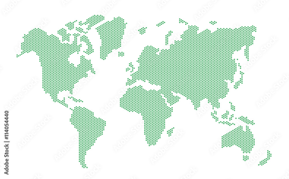 Fototapeta premium World map Vector