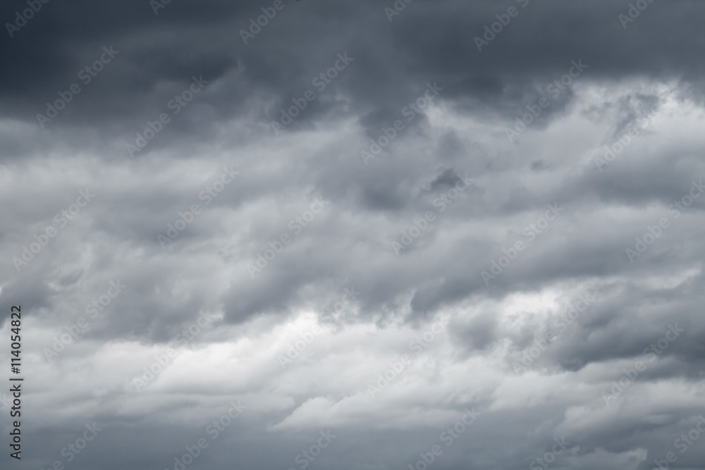 Dark sky with blue gray stormy clouds Dark sky with blue gray stormy clouds