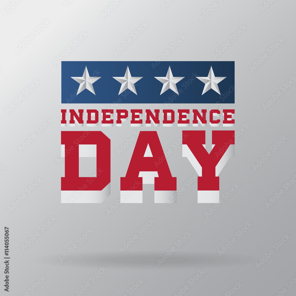 Independence Day. Vector illustration. Independence Day. Vector illustration.