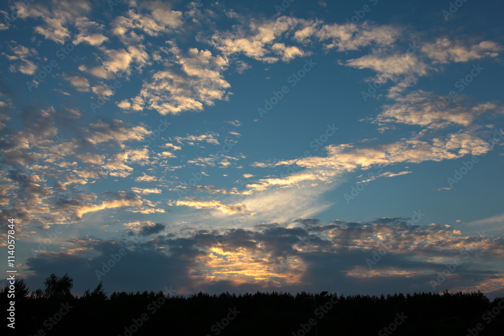 Fototapeta premium Evening sky