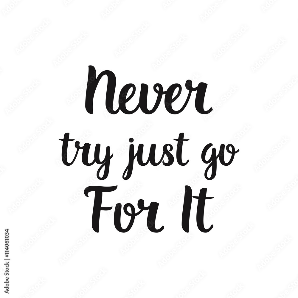 Vector hand drawn lettering poster Vector hand drawn lettering poster