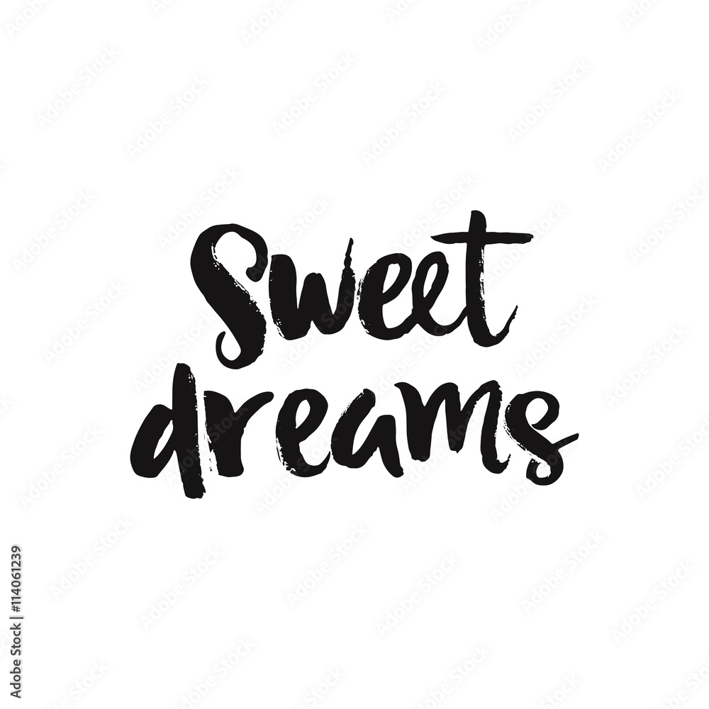 Vector hand drawn lettering poster Vector hand drawn lettering poster