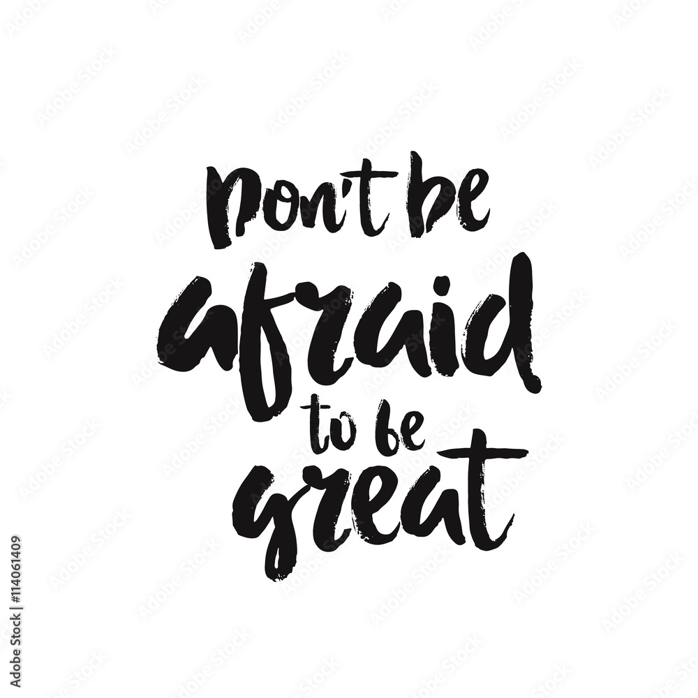 Vector hand drawn lettering poster Vector hand drawn lettering poster