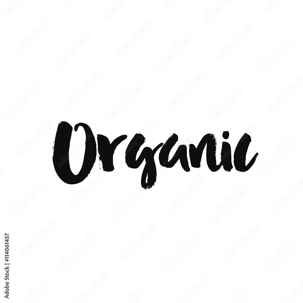 Vector hand drawn lettering poster Vector hand drawn lettering poster