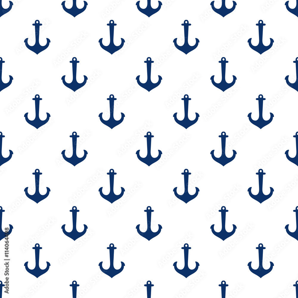Grunge marine seamless pattern Grunge marine seamless pattern
