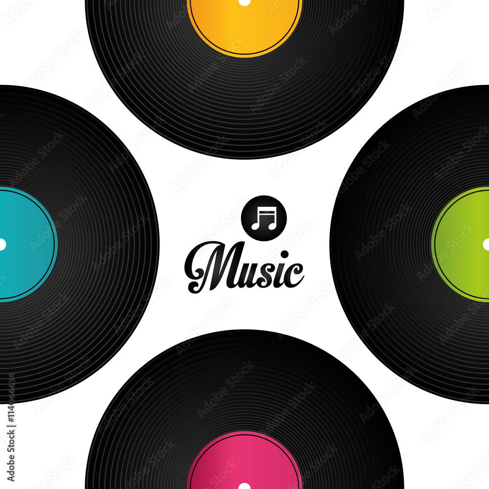 Obraz premium Music digital design.