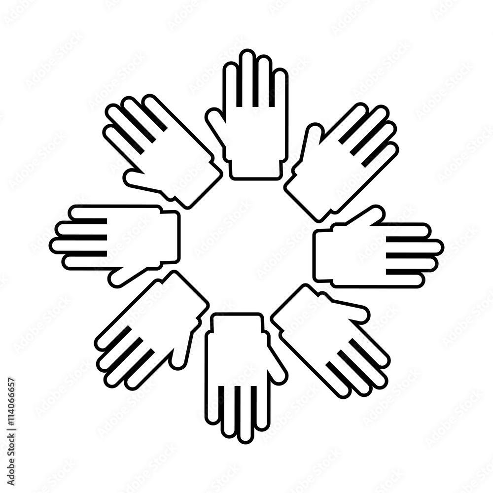 hands symbol diversity isolated icon design hands symbol diversity isolated icon design