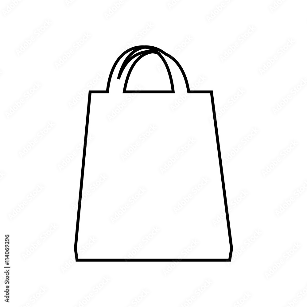 shopping bag isolated icon design shopping bag isolated icon design