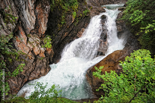 Krimml Waterfalls in High Tauern National Park (Austria)