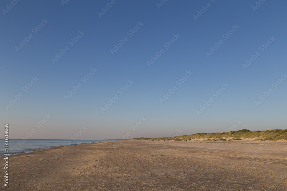 Sand beach in Jutland, Denmark Sand beach in Jutland, Denmark