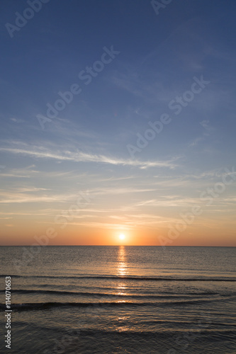 sunset over the ocean for backgrounds
