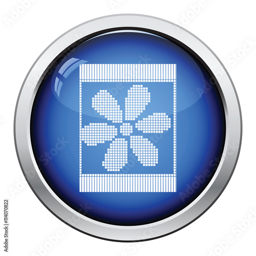 Sewing ornate scheme icon
