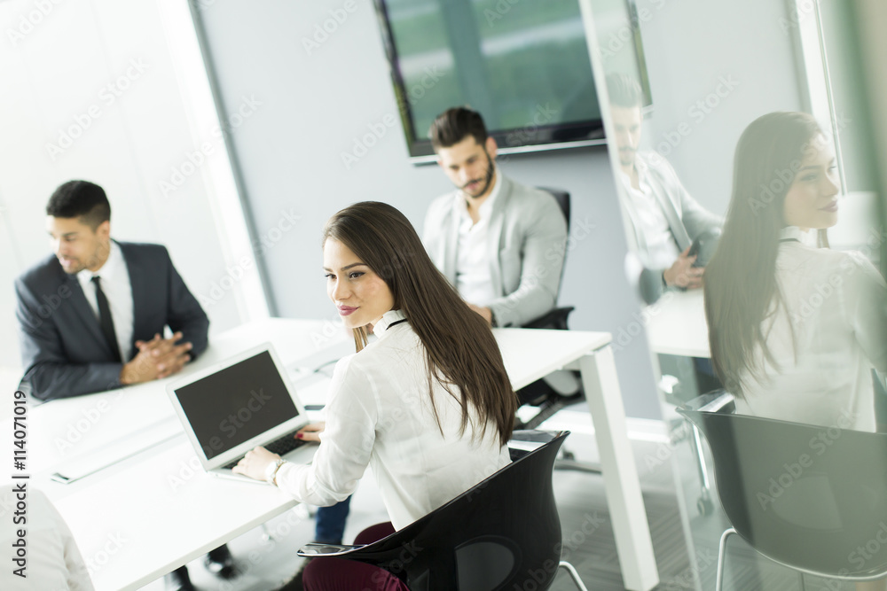 Young business people working as a team Young business people working as a team