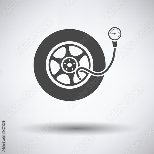 Tire pressure gauge icon