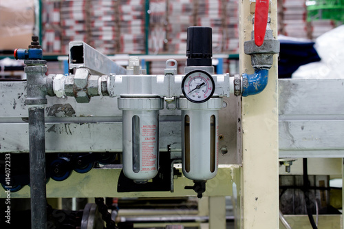 The air filter used in pneumatic system