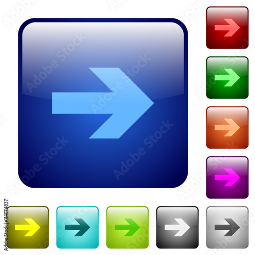 Free Download Color right arrow square buttons - GFXLoad