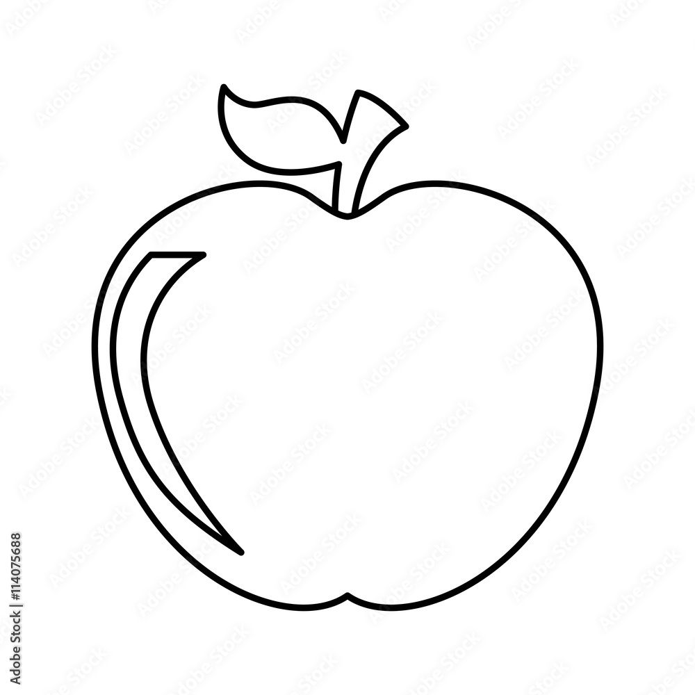 apple fruit isolated icon design apple fruit isolated icon design