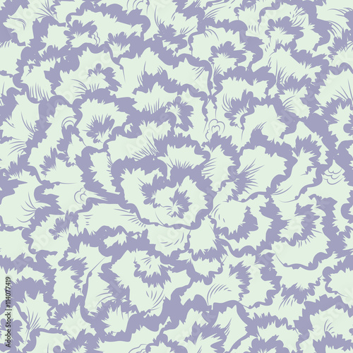 Abstract floral seamless pattern