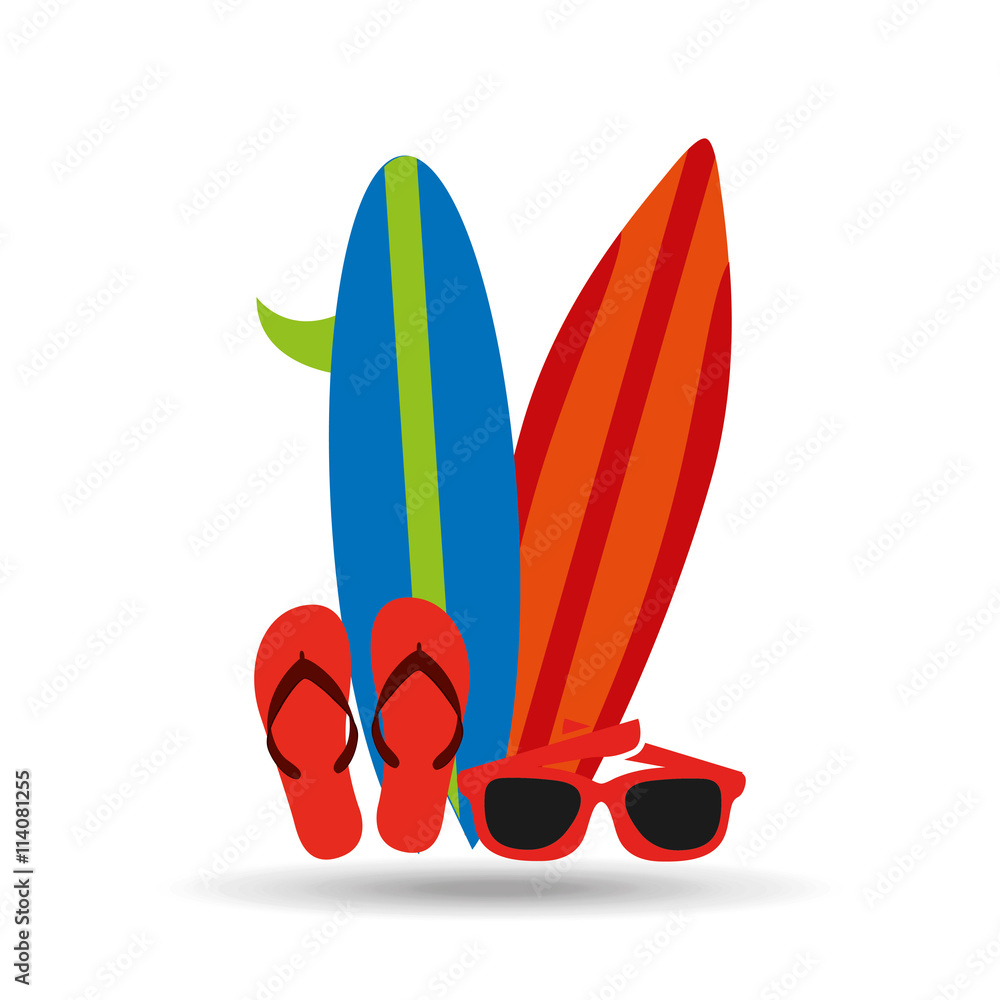 Fototapeta premium summer vacations design