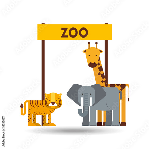 zoo animals  design 