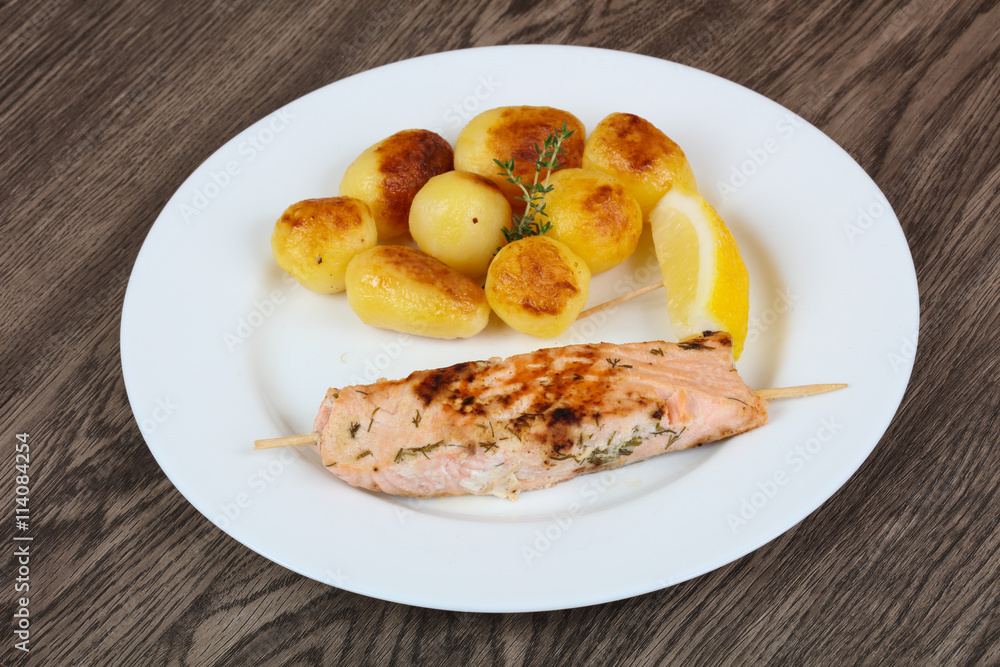 Baked salmon Baked salmon