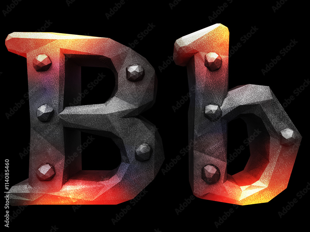 Forge metal font
