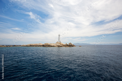 Lighthouse in Northern Sardinia (Maddalena and Caprera Range Fro © dpVUE .images