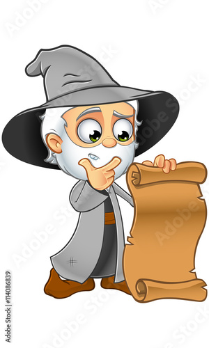 Old Grey Wizard Character