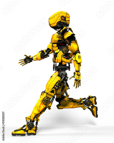 yellow robot © DM7