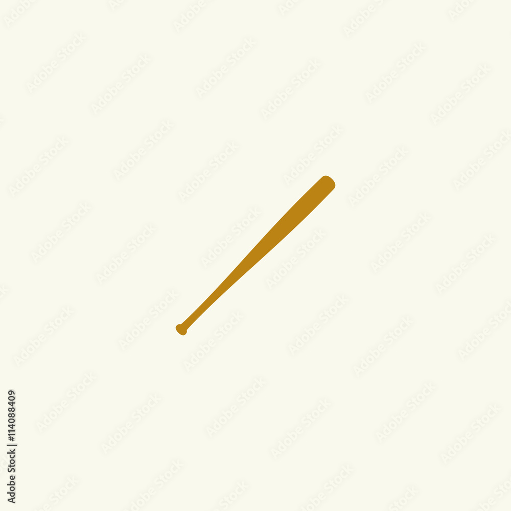 Icon for baseball bat. Icon for baseball bat.