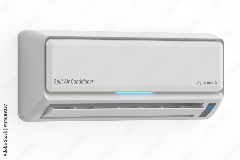 Air conditioner, 3D rendering Air conditioner, 3D rendering