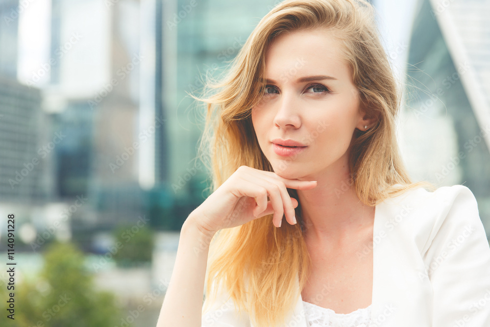 Portrait of a beautiful young business woman Portrait of a beautiful young business woman