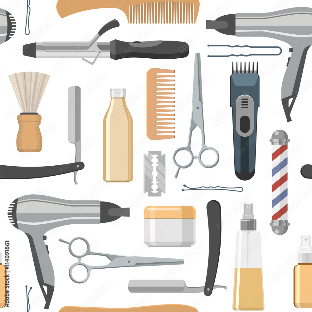 Beauty Salon Seamless Pattern Beauty Salon Seamless Pattern