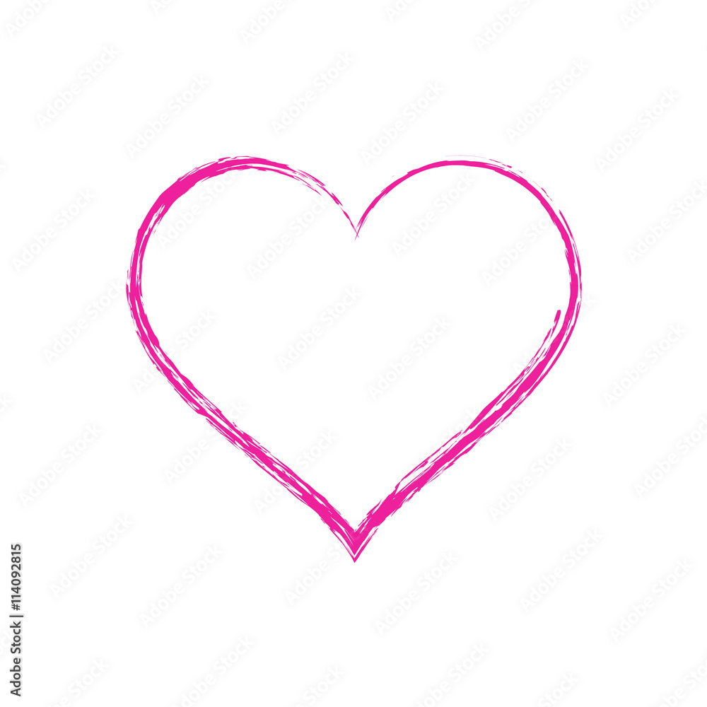Hand drawn hearts set Hand drawn hearts set