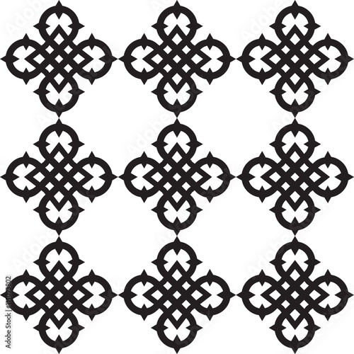 Celtic knots pattern