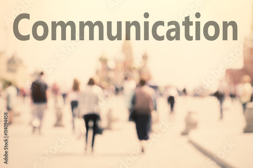 Communication concept. Abstract background