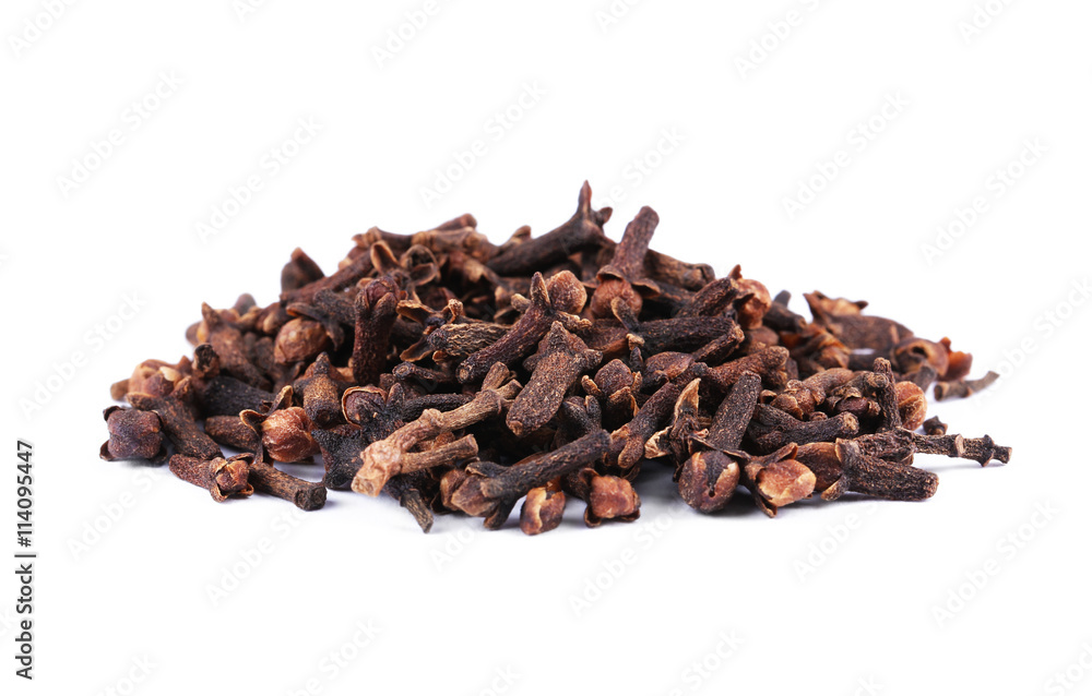 Cloves spice isolated on white Cloves spice isolated on white