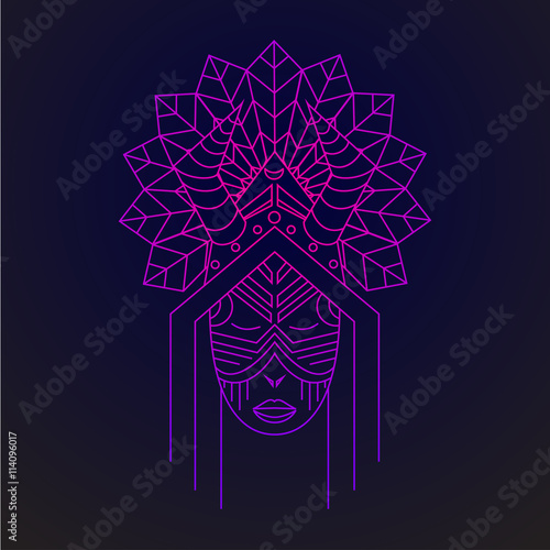 Beautiful card vector