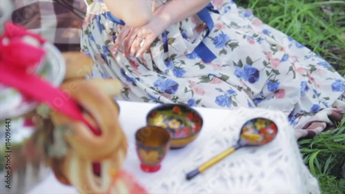 Wallpaper Mural Beautiful Russian girl in the decoration Torontodigital.ca